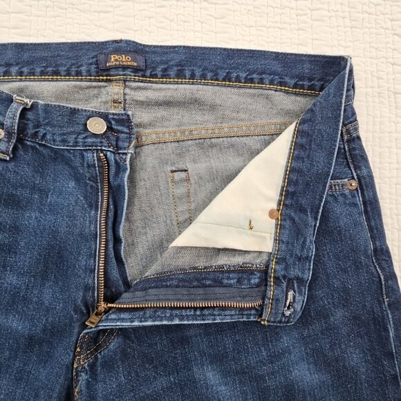 Ralph Lauren Polo Jeans Men's 36x30 Straight Leg Dark Wash Stretch Classic Fit - Picture 16 of 16